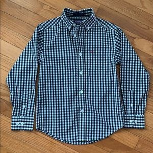 IZOD boys S - 8 bottom up long sleeve dress shirt
